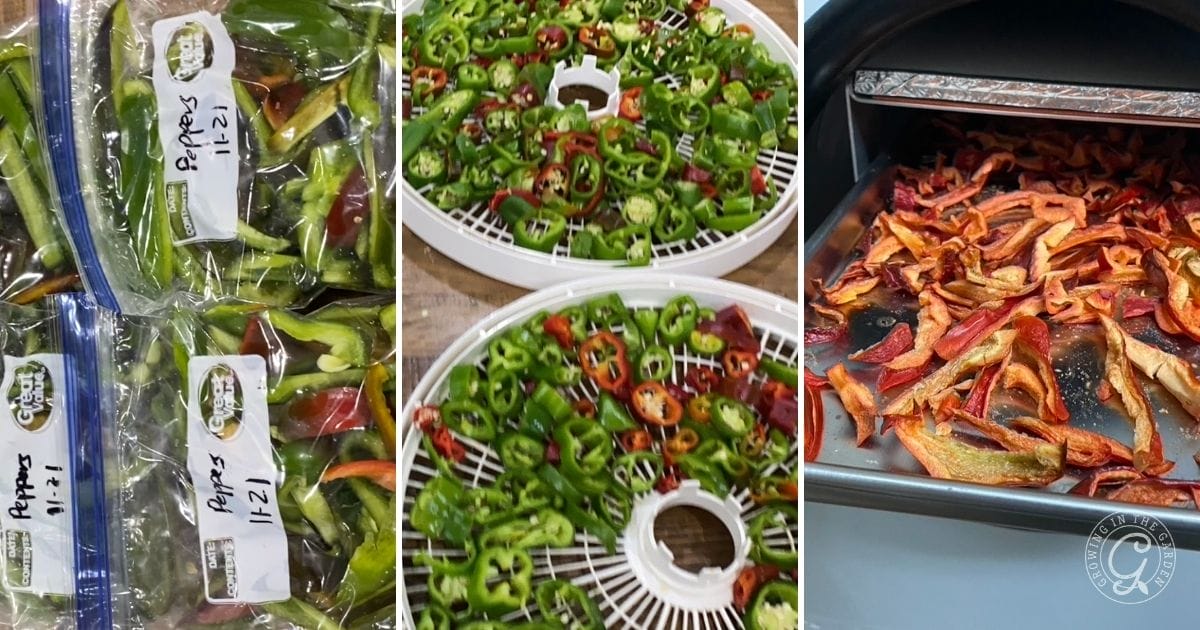 Preserving peppers