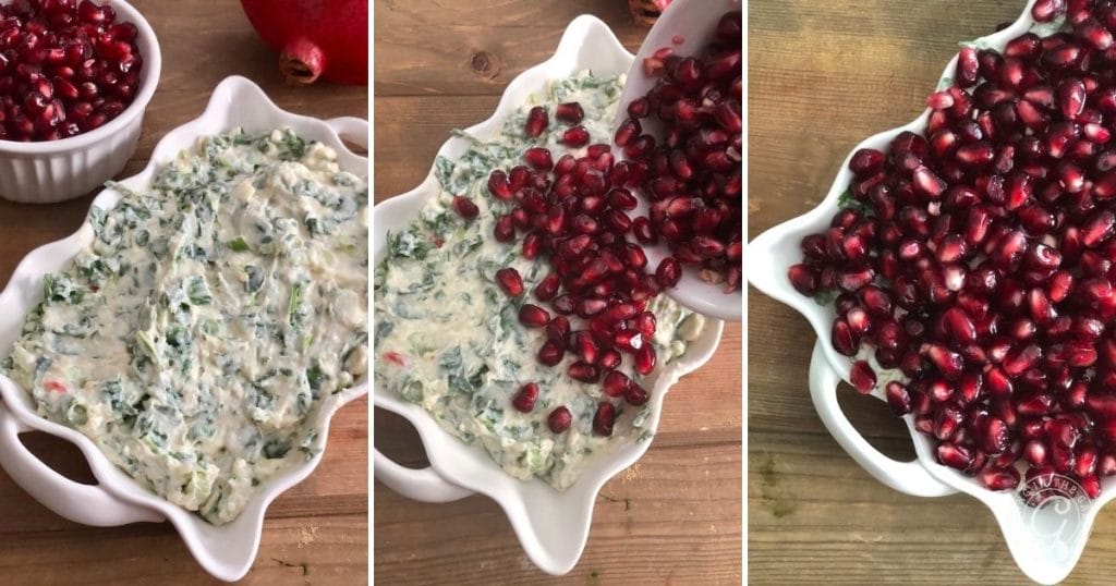 Pomegranate Jalapeño Cream Cheese Dip