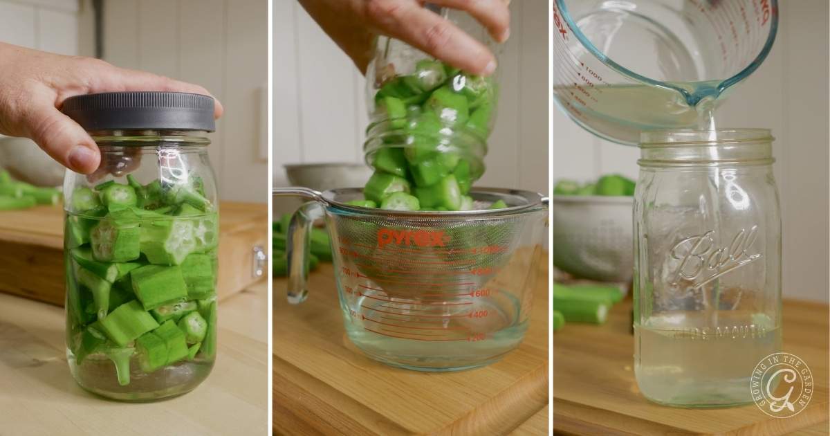 okra water