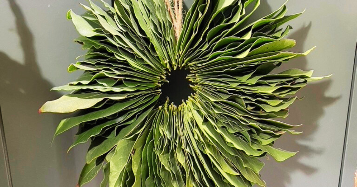 How to Make a Beautiful and Fragrant Bay Leaf Wreath