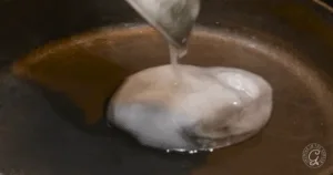 Oil is poured into a hot pan, melting a solid white chunk of fat or shortening&mdash;the perfect start for the Best Recipes for Okra.